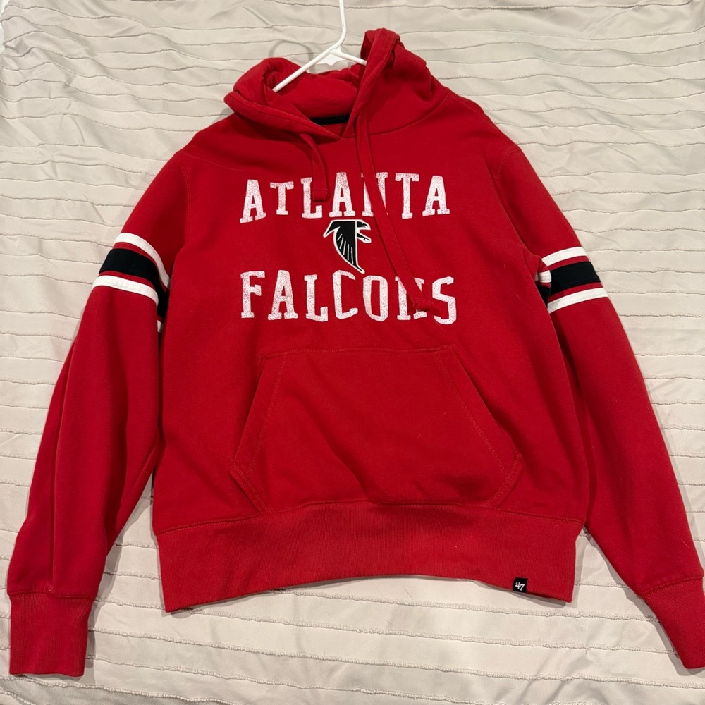 47 Brand Red Atlanta Falcons Hoodie